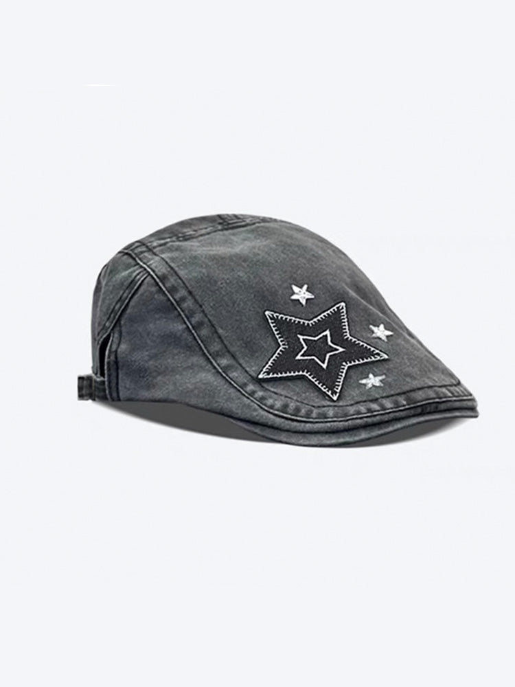 Y2K Star Beret