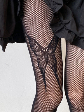 Y2K Butterfly Tights