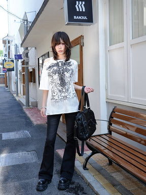Cross Off Shoulder Top