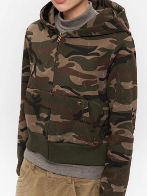 Y2K Camouflage Hoodie