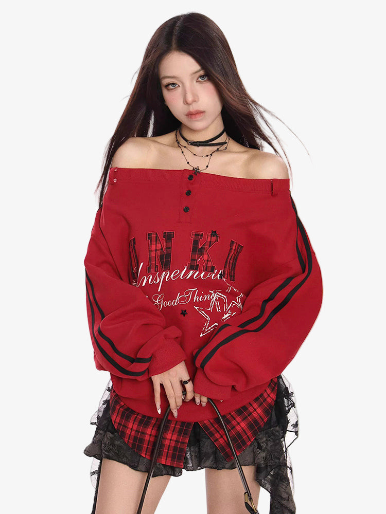 Y2K Red Sweater