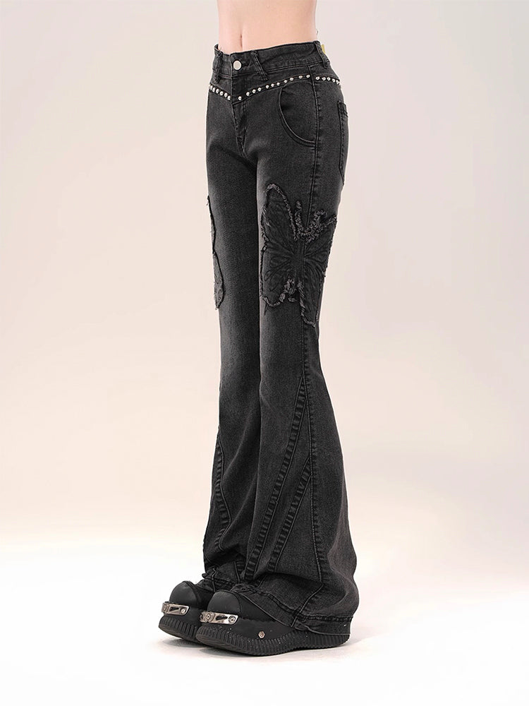 Y2K Butterfly Jeans