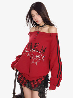Y2K Red Sweater