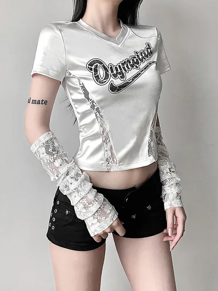 Y2K Velvet Top