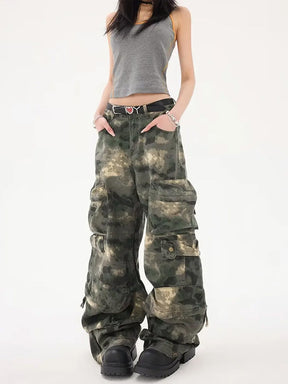 Y2K Baggy Camo Pants