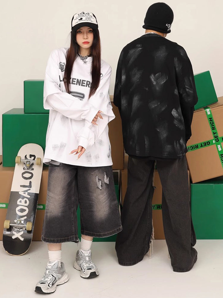 Y2K Distressed Shirt