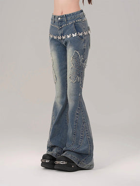 Y2K Butterfly Jeans