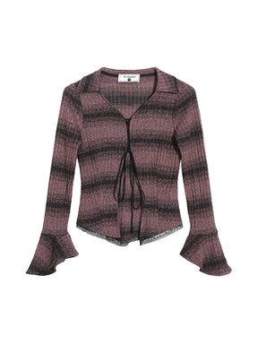 Y2K Striped Shirt