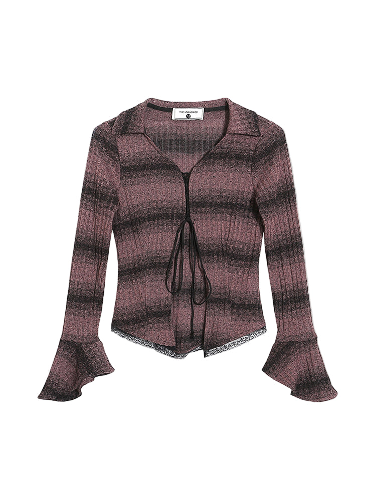 Y2K Striped Shirt