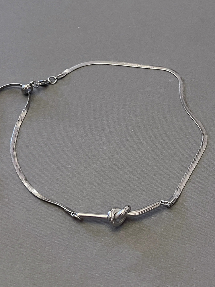 Silver Snake Necklace