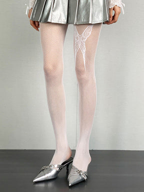 Y2K Butterfly Tights