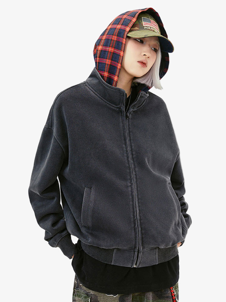 Y2K Plaid Hoodie
