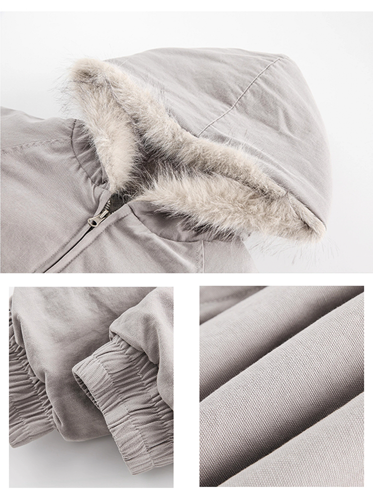 Y2K Hooded fur Coat