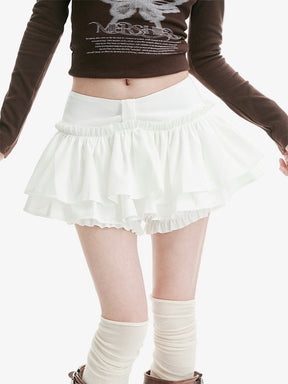 Y2K Ruffle Mini Skirt