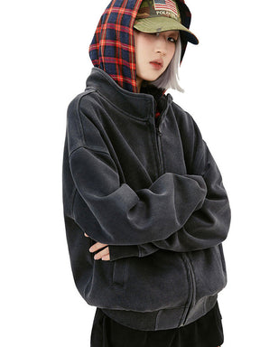 Y2K Plaid Hoodie