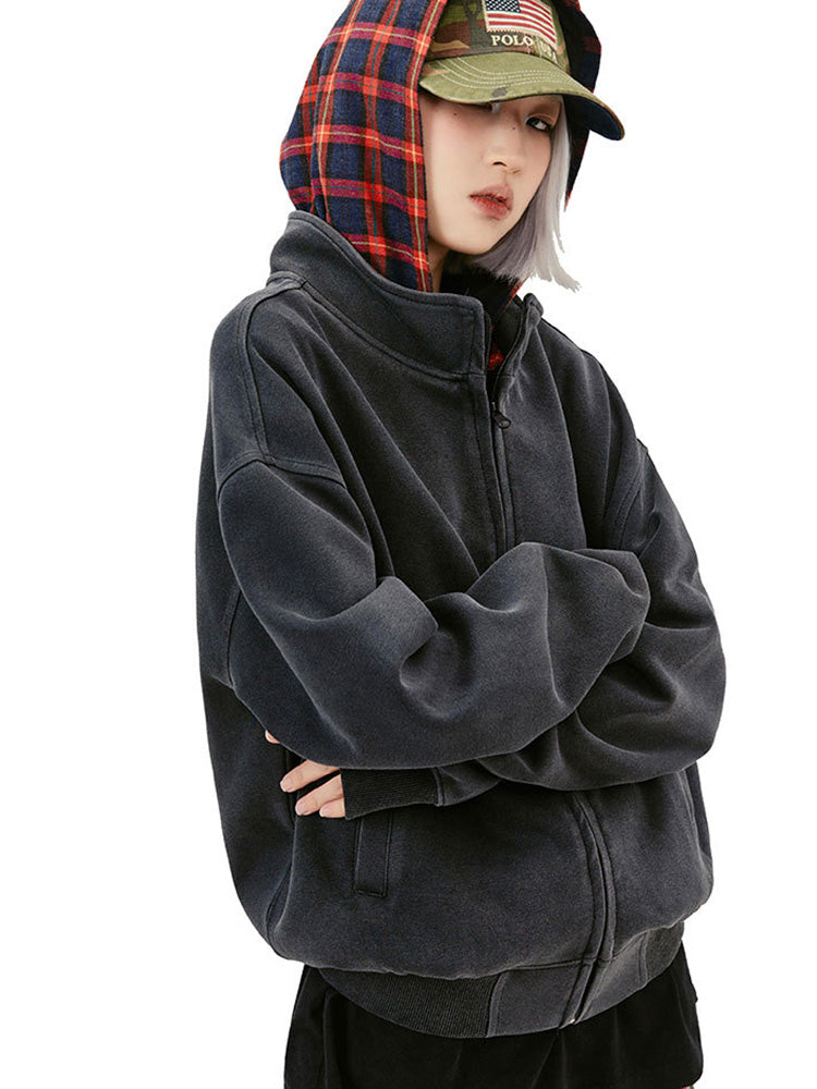Y2K Plaid Hoodie