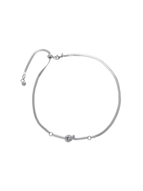 Silver Snake Necklace