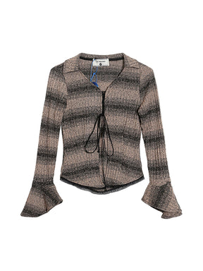 Y2K Striped Shirt