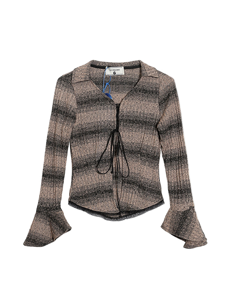 Y2K Striped Shirt