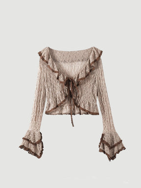 Y2K Lace Cardigan