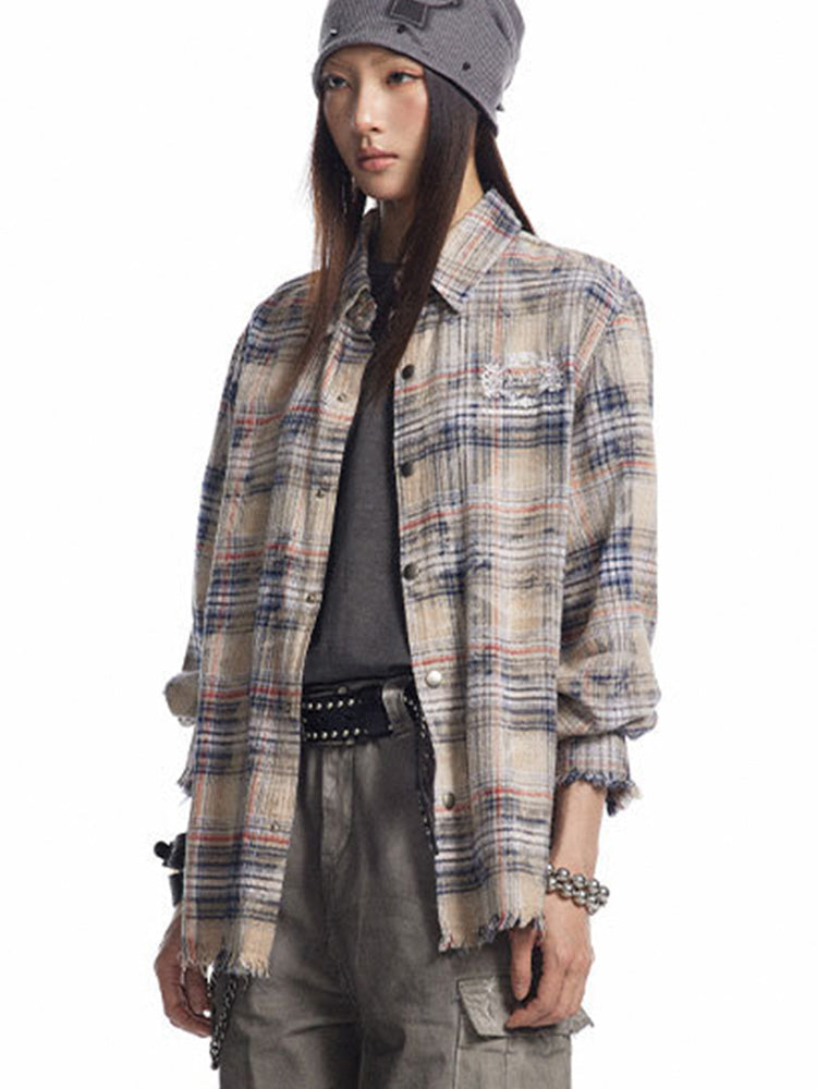 Y2K Checkered Shirt