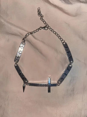 Y2K Chunky Cross Necklace