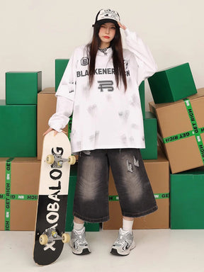 Y2K Distressed Shirt
