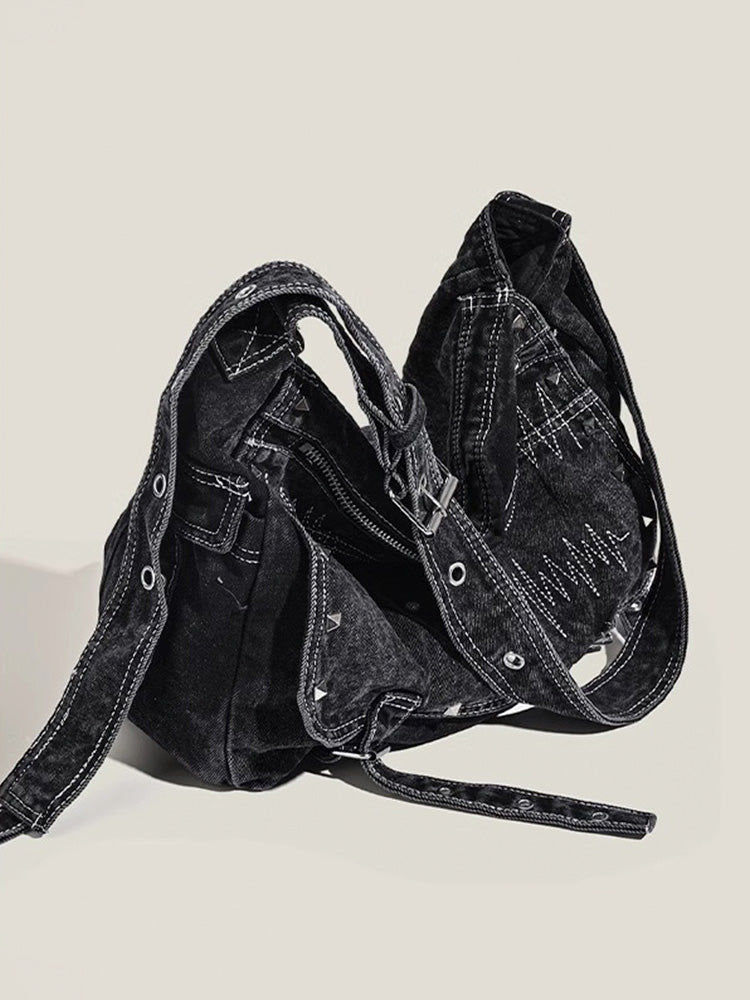 Y2K Wash Denim Bag