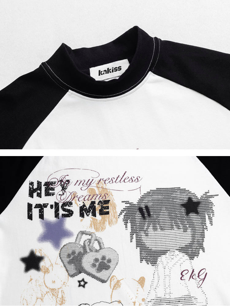 Y2K Raglan Shirt