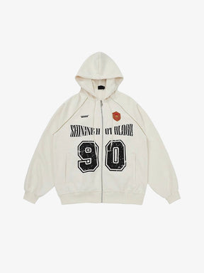 Y2K Hooded Sweat Jacket