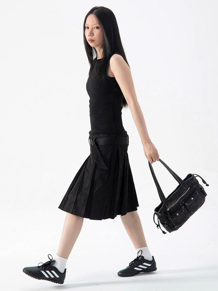 Y2K Denim Shoulder Bag