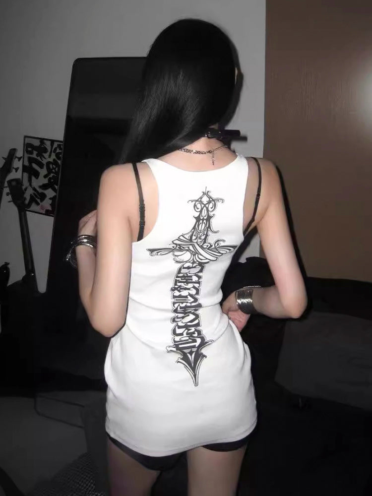 Y2K Goth Tank Top