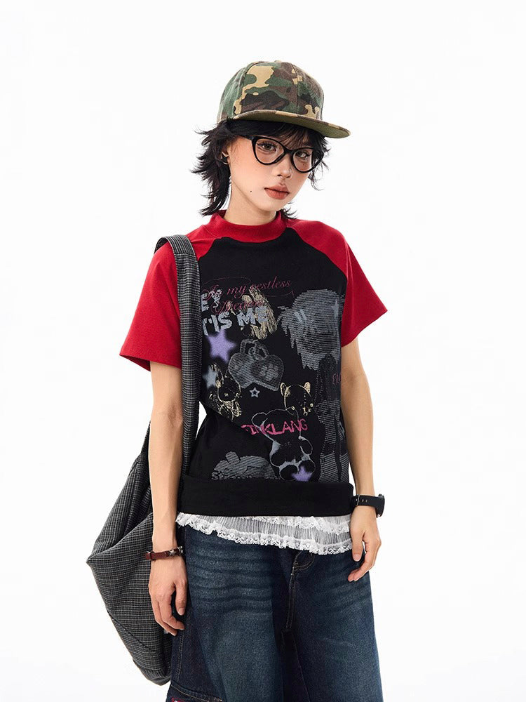 Y2K Raglan Shirt