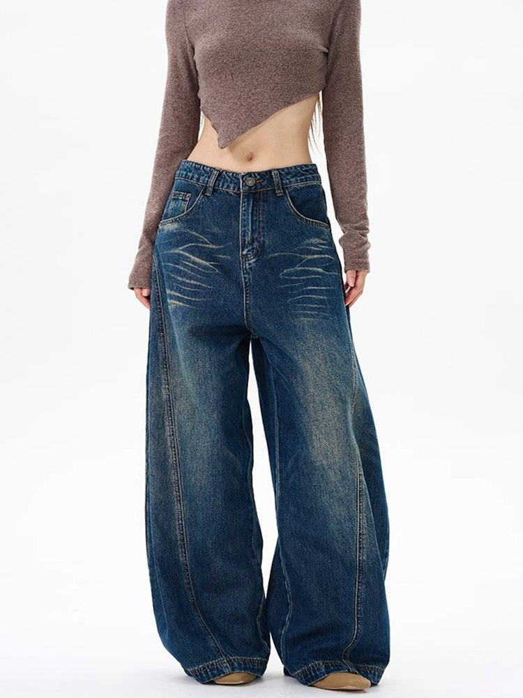 Y2K Wide Leg Baggy Jeans