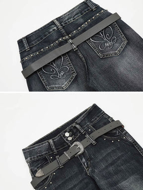 Y2K Low Rise Flared Jeans