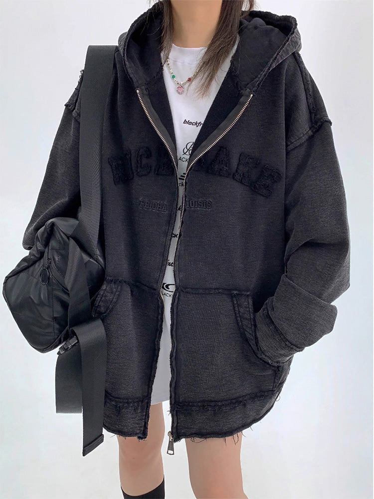 Y2K Letter Hoodie