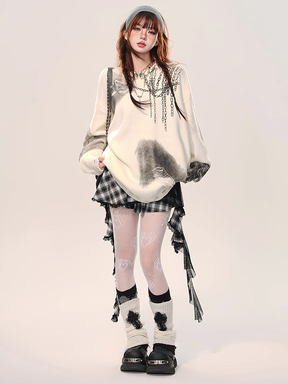 Y2K Chain Sweater