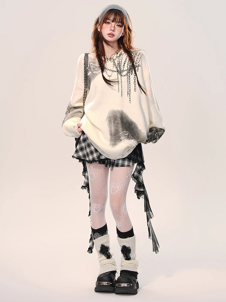 Y2K Chain Sweater