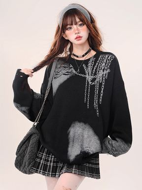 Y2K Chain Sweater