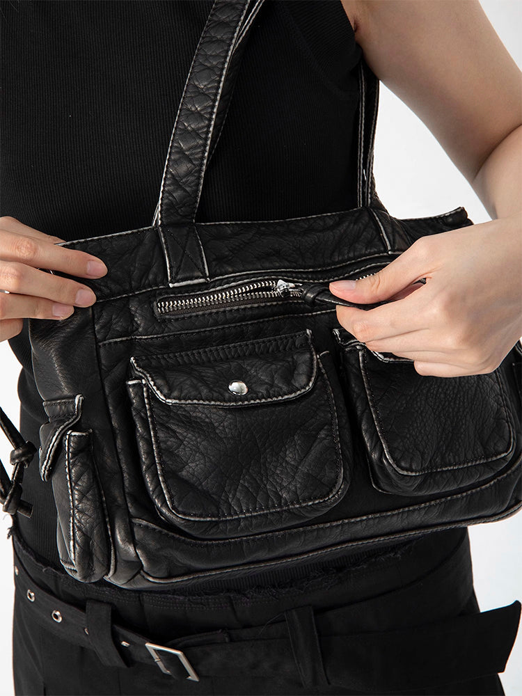 Y2K Denim Shoulder Bag