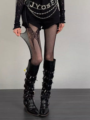 Y2K Butterfly Tights