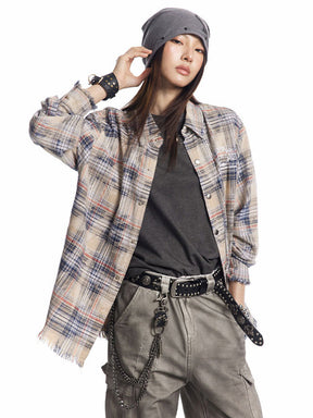 Y2K Checkered Shirt