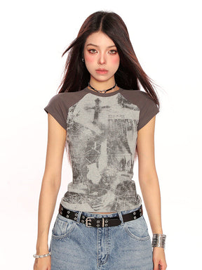 Y2K Cross Shirt