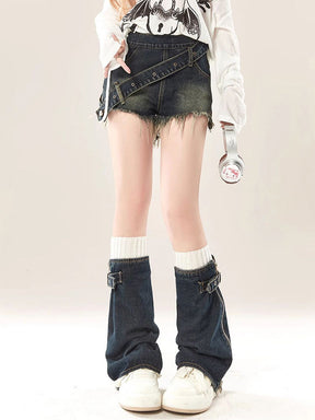 Y2K Denim Leg Warmers