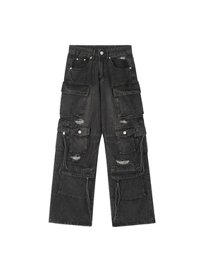 Y2K Damaged Jeans