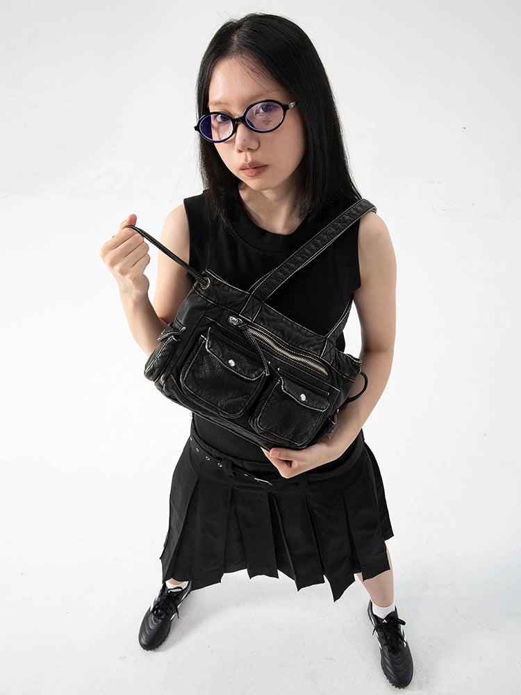 Y2K Denim Shoulder Bag