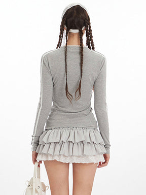 Y2K Crochet Numbers Top