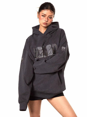 Y2K Embroidered Hoodie