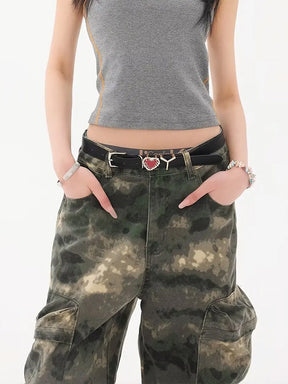 Y2K Baggy Camo Pants