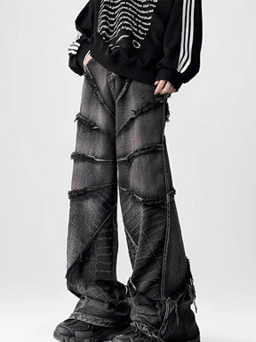 Y2K Black Ripped Jeans